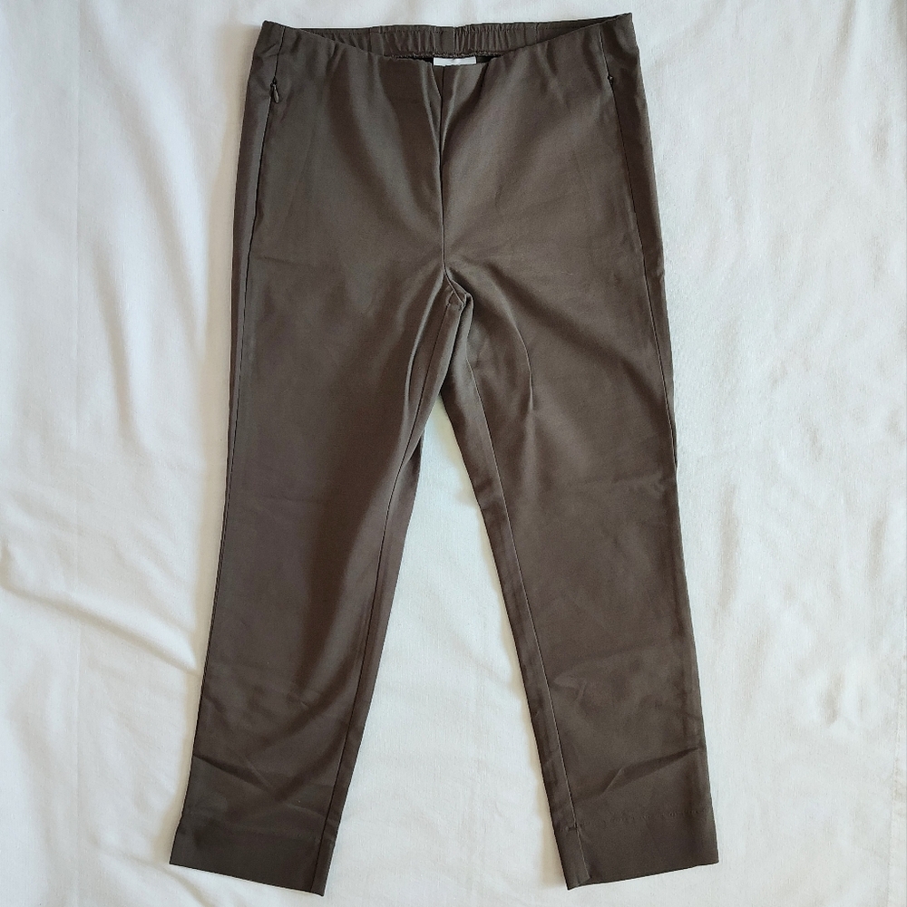 J. Jill Essential Cotton Stretch Elastic Waist Pants 10P